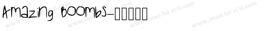 Amazing Boombs字体转换